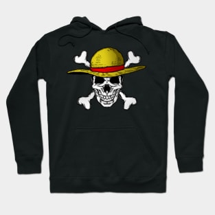 STRAW HAT PIRATE SKULL Hoodie